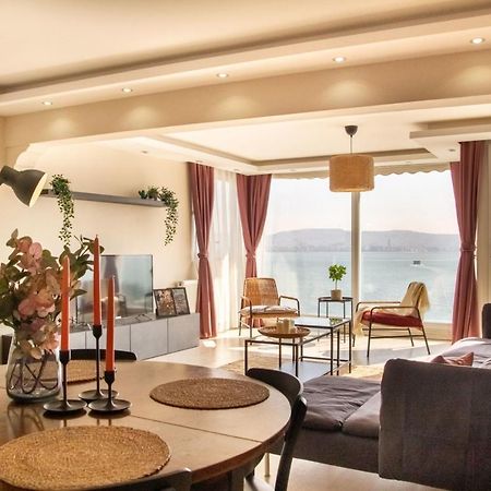 Exceptional Flat With Gorgeous Sea View In Izmir Leilighet Eksteriør bilde