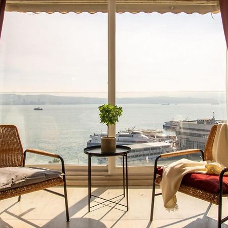 Exceptional Flat With Gorgeous Sea View In Izmir Leilighet Eksteriør bilde